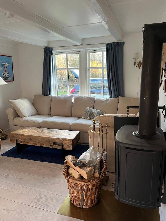 Ferieudlejning for 5 personer, med Balkon og Terrasse såvel som Have og Udsigt i Gedesby