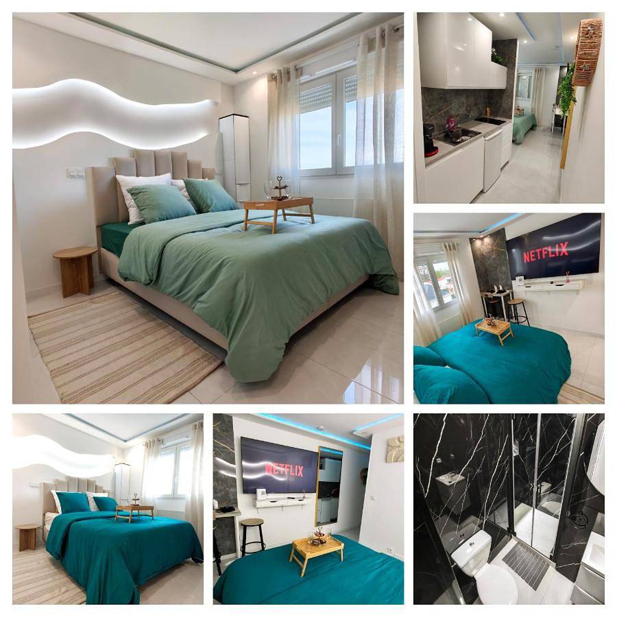 Appartement entier, Studio haut standing climatisé avec parking privé in Bron, Lyon et ses environs