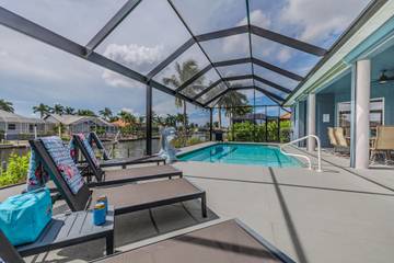 Location de vacances pour 6 personnes, avec jardin, adapté aux familles à Cape Coral