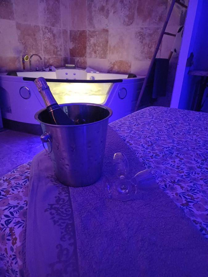 Gîte pour 2 personnes, avec Jacuzzi et Terrasse ainsi que Jardin et Piscine à Allex