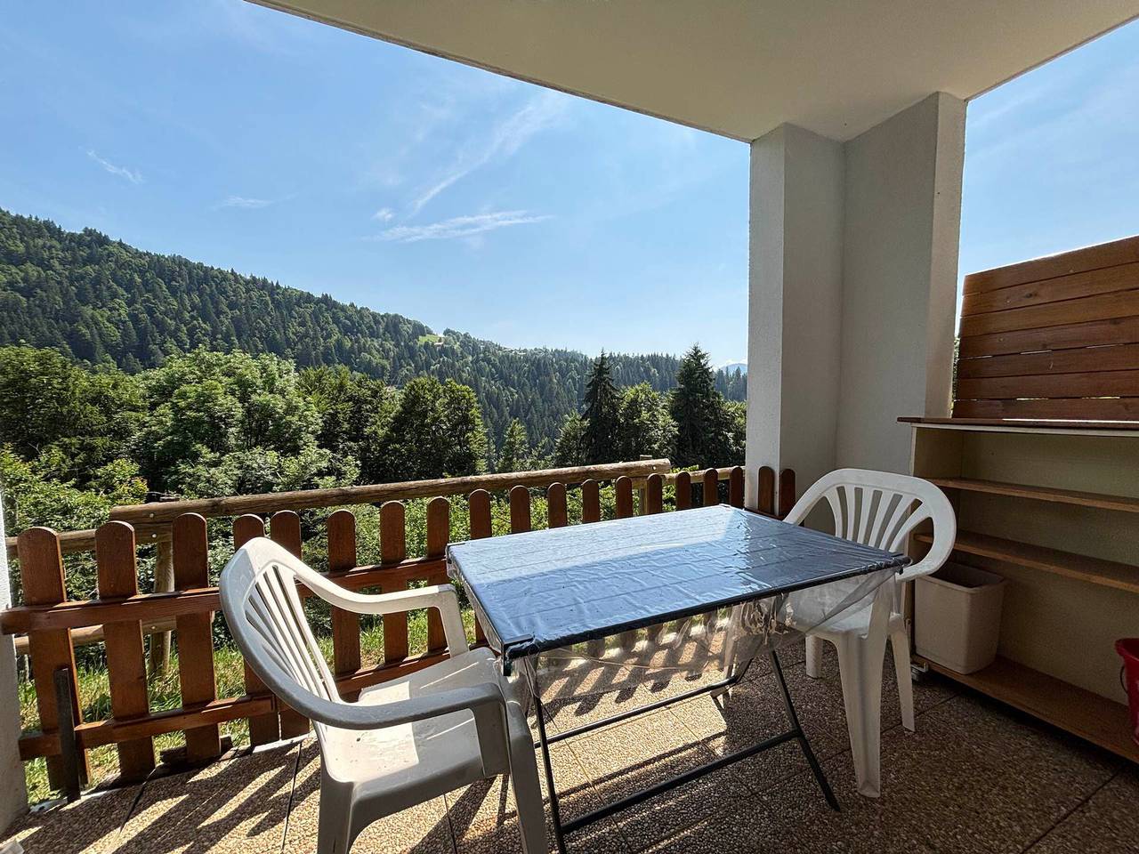 Ganze Wohnung, In Notre-Dame-de-Bellecombe: gemütliche Wohnung für 4-5, Südterrasse, Haustiere erlaubt in Notre-Dame-de-Bellecombe, Albertville und Umgebung
