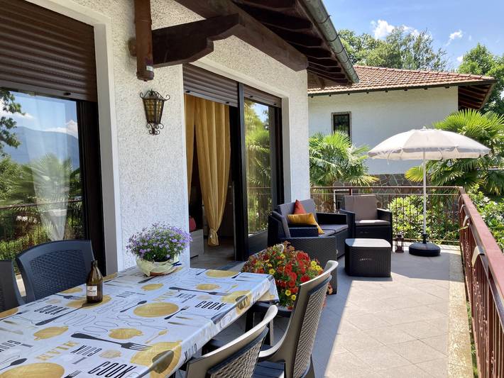 Ferienhaus für 4 Personen, mit Garten und Seeblick sowie Balkon und Ausblick am Lago Maggiore - 4