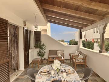 Ferienwohnung für 4 Personen, mit Terrasse, mit Haustier in Lido Specchiolla