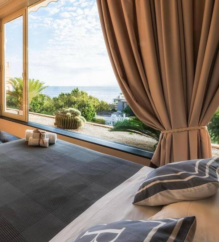 Casa vacanza per 4 persone, con Balcone e Terrazza nonché Giardino e Panorama a Belvedere Marittimo