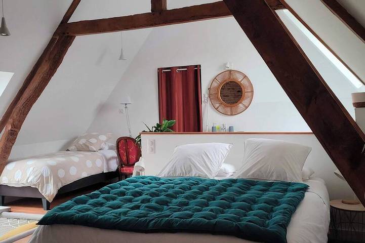 Gîte pour 2 personnes, avec terrasse ainsi que jacuzzi et jardin à Echinghen - 2