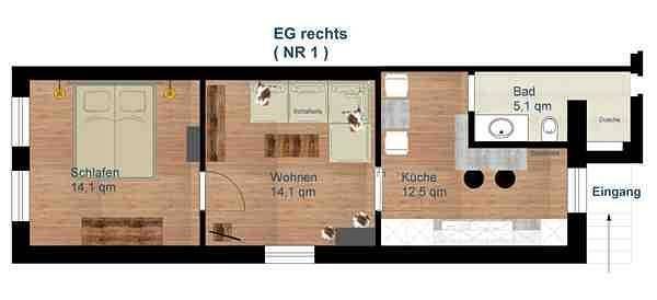 Ferienwohnung für 5 Personen in Osnabrücker Land - 4
