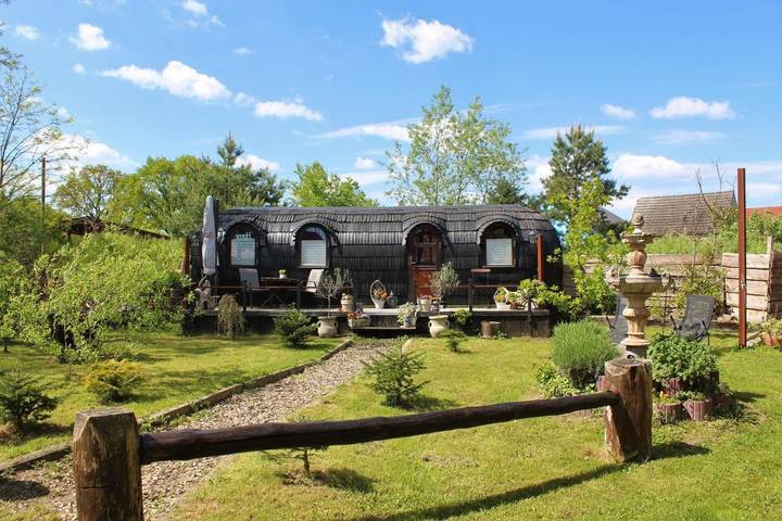 Ferienhaus für 2 Personen, mit Terrasse und Garten sowie Sauna in Milower Land