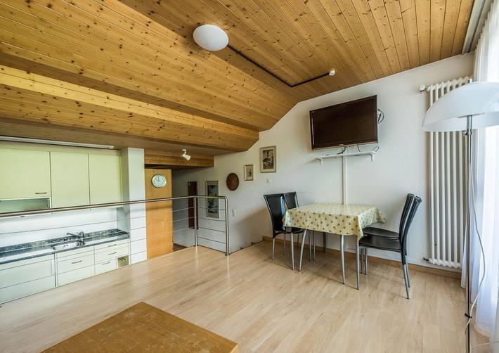 Ferienwohnung für 3 Personen, mit Garten und Sauna in Savognin