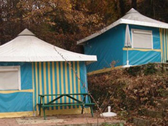 Camping Les Cerisiers - Bungalow 5 personas - Bengalí in Vernet-les-Bains, Parque Natural Regional de los Pirineos Catalanes