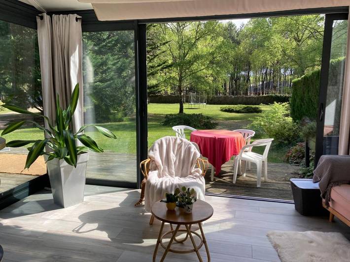 Maison de vacances pour 7 personnes, avec jardin ainsi que terrasse et piscine