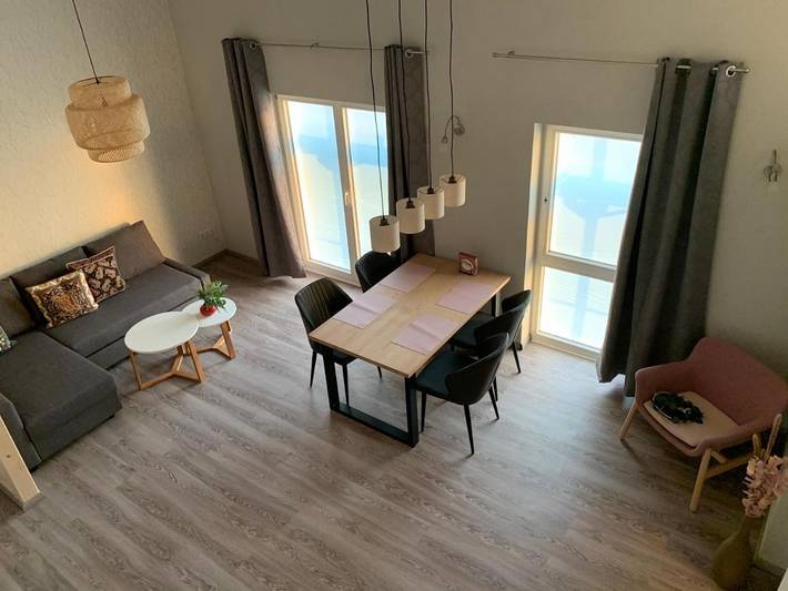 Ferienwohnung für 4 Personen, mit Terrasse und Garten sowie Ausblick in Schleiz