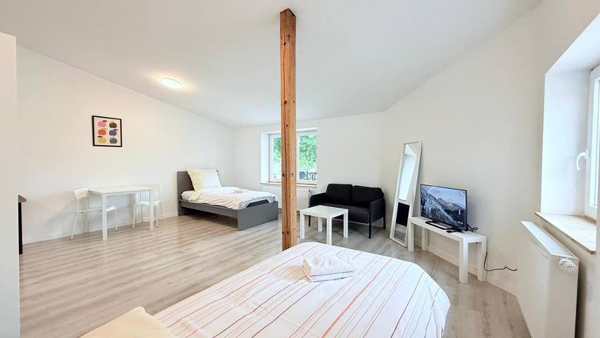 Ferienwohnung für 5 Personen, mit Ausblick und Seeblick am Nord-Ostsee-Kanal