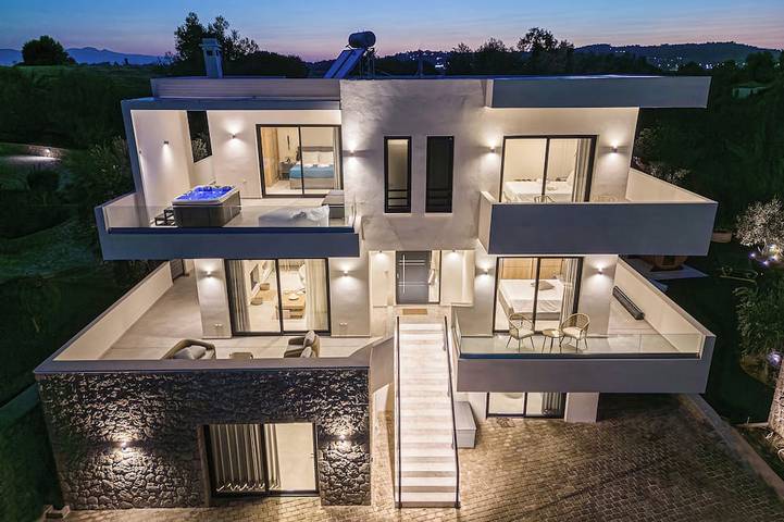 Villa für 8 Personen, mit Balkon und Sauna sowie Garten - 1