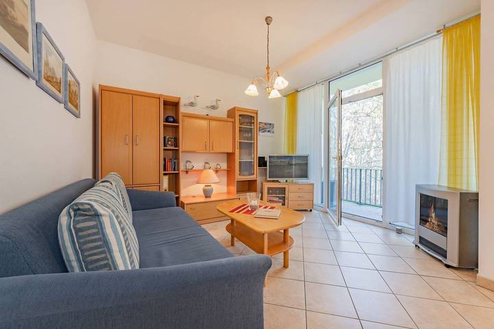 Ferienwohnung für 4 Personen, mit Balkon und Garten sowie Sauna in Seebad Zempin