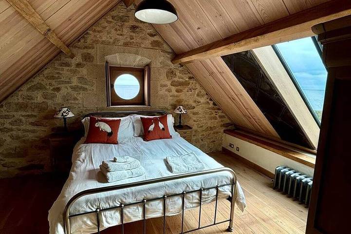 Le Penty – Außergewöhnliches Ferienhaus mit atemberaubendem Meerblick in der Bretagne in Esquibien, Audierne