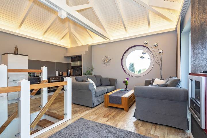 Ferienhaus für 2 Personen, mit Ausblick und Sauna sowie Terrasse und Seeblick in Heringsdorf - 2