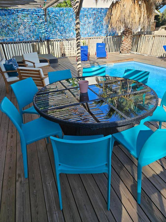 Villa pour 6 personnes, avec jardin ainsi que jacuzzi et piscine, animaux acceptés au Grau-d'Agde - 4