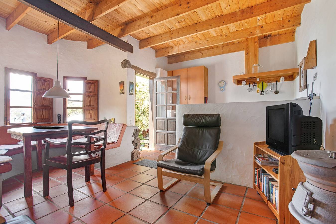 Casa Caldereta con vistas a la montaña, piscina, Wi-Fi y terraza in Guatiza, Teguise