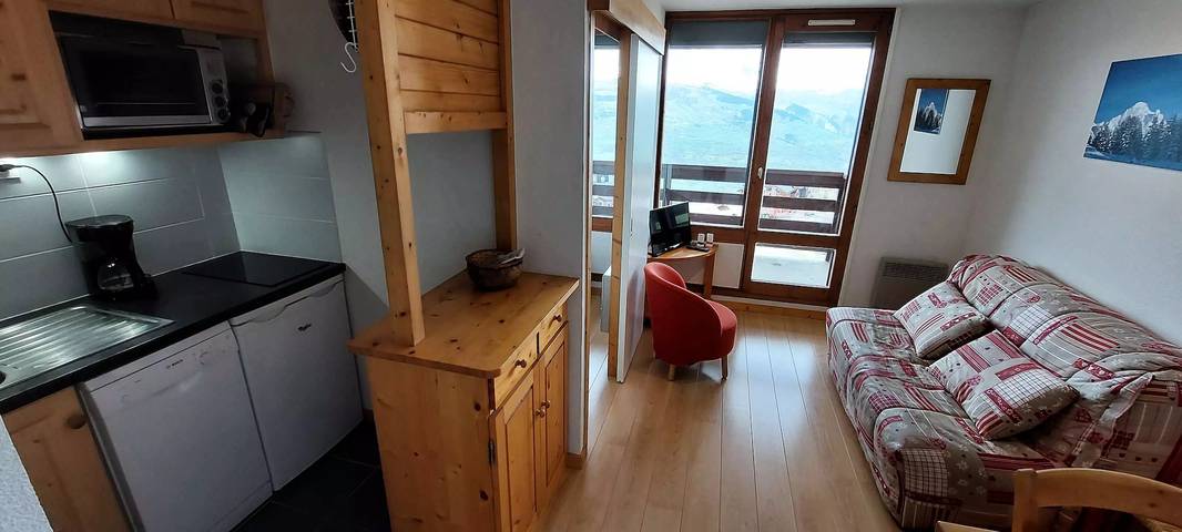 Gîte pour 4 personnes, avec vue et balcon dans Station De Peisey Vallandry - 2