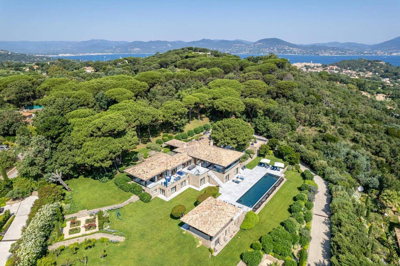 Somptueuse villa vue sur mer avec piscine in Saint-Tropez, Mittelmeerküste (Frankreich)
