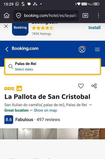 Casa rural para 2 personas, con vistas y jardín en Palas de Rey