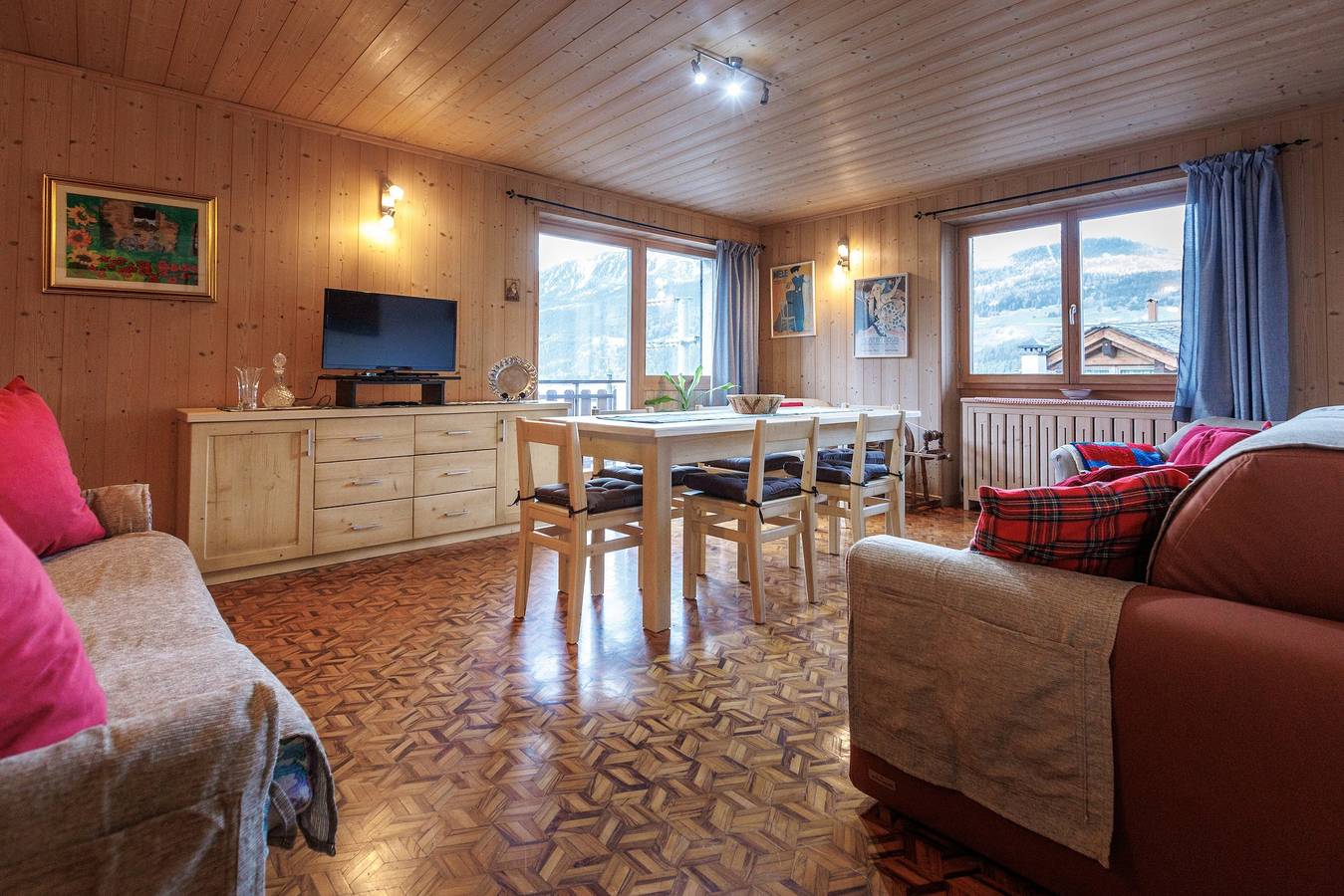 Chalet 'Beppe' mit Bergblick, Gemeinschaftsgarten und Wlan in Bormio Gemeinde, Nationalpark Stilfser Joch