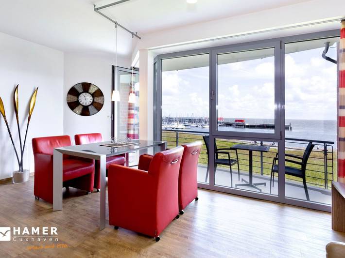 Ferienwohnung für 4 Personen, mit Seeblick und Balkon in Alte Liebe (Cuxhaven)