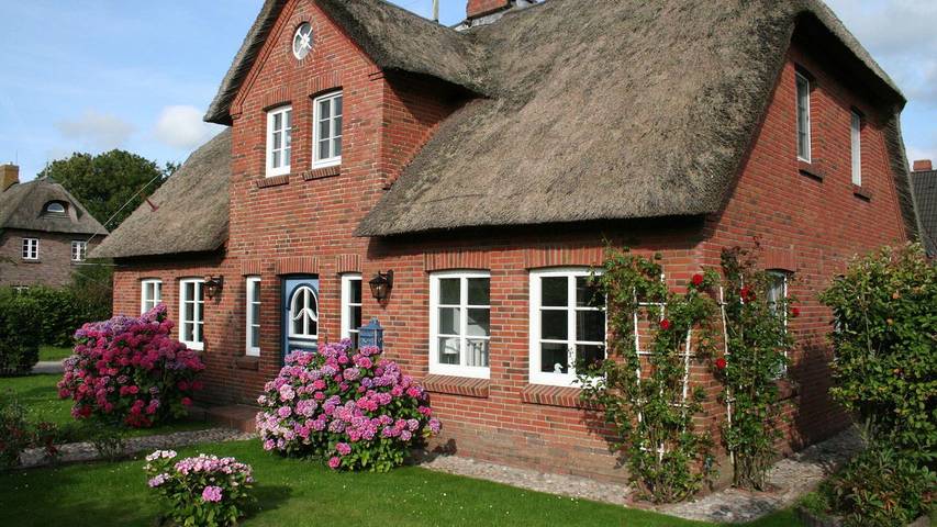 Ferienhaus für 8 Personen, mit Terrasse und Garten in Borgsum