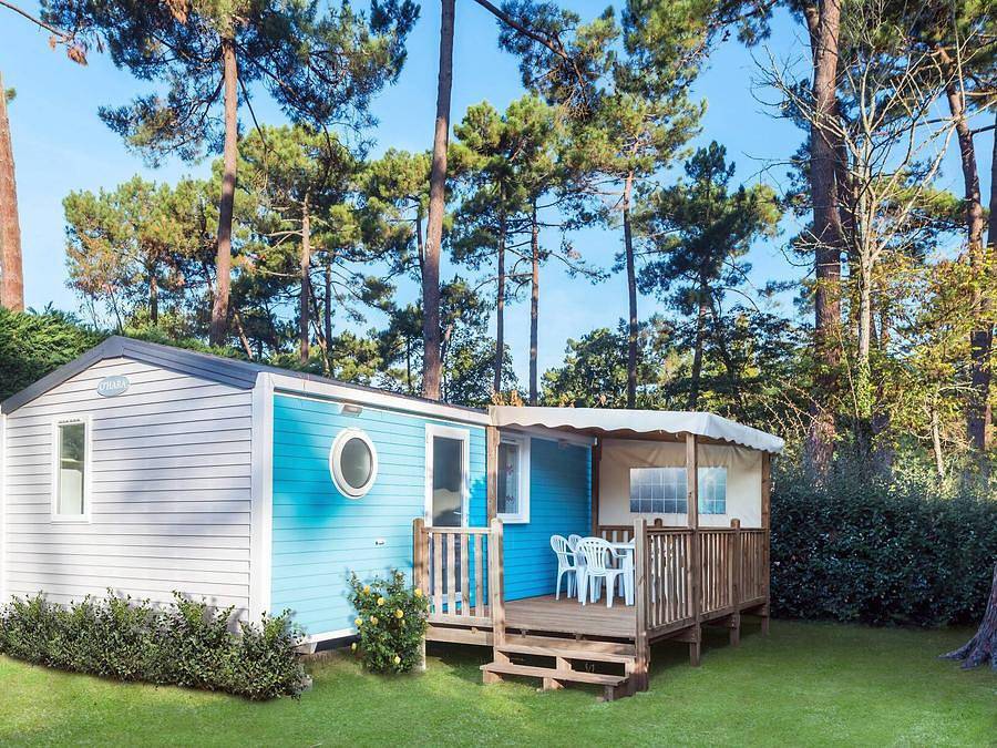 Camping Verdon Parc  - Mobilhome 6 personas - Premium | 3 Dormitorios | 6 Pers | Terraza elevada | Aire acondicionado | Tv in Gréoux-les-Bains, Parc naturel régional du Verdon