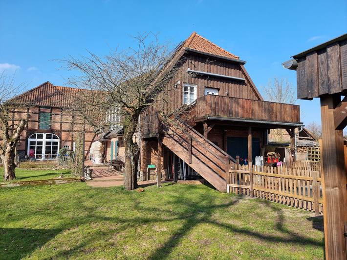Ferienwohnung für 4 Personen, mit Balkon und Garten
