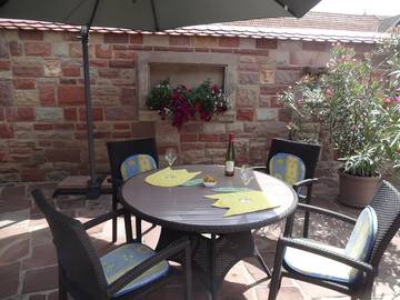 Gîte pour 2 personnes, avec terrasse en Alsace