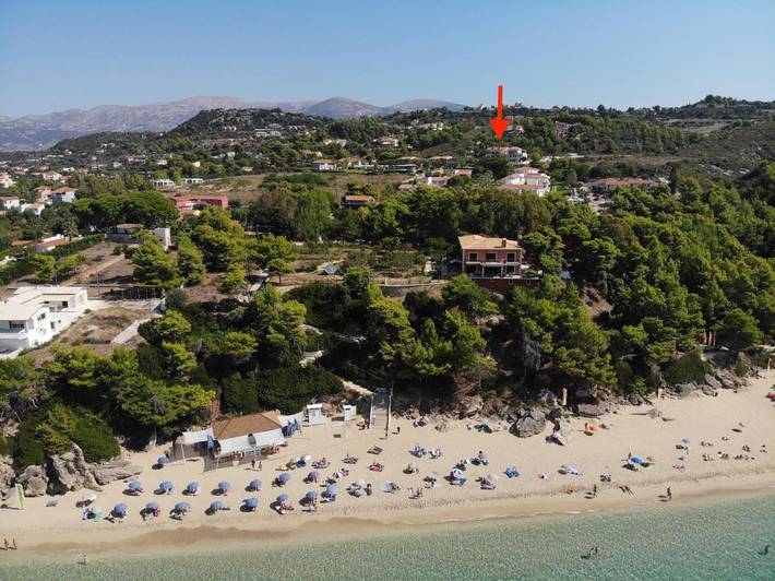 Maison d’hôte pour 2 personnes, avec Balcon ainsi que Terrasse et Vue à Céphalonie