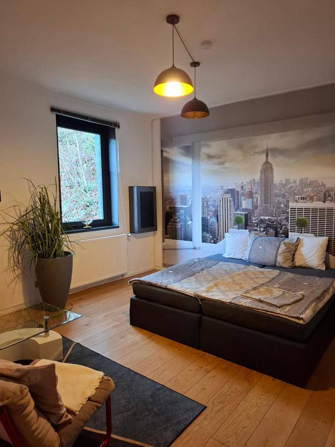 Ferienwohnung für 2 Personen, mit Terrasse und Garten sowie Ausblick