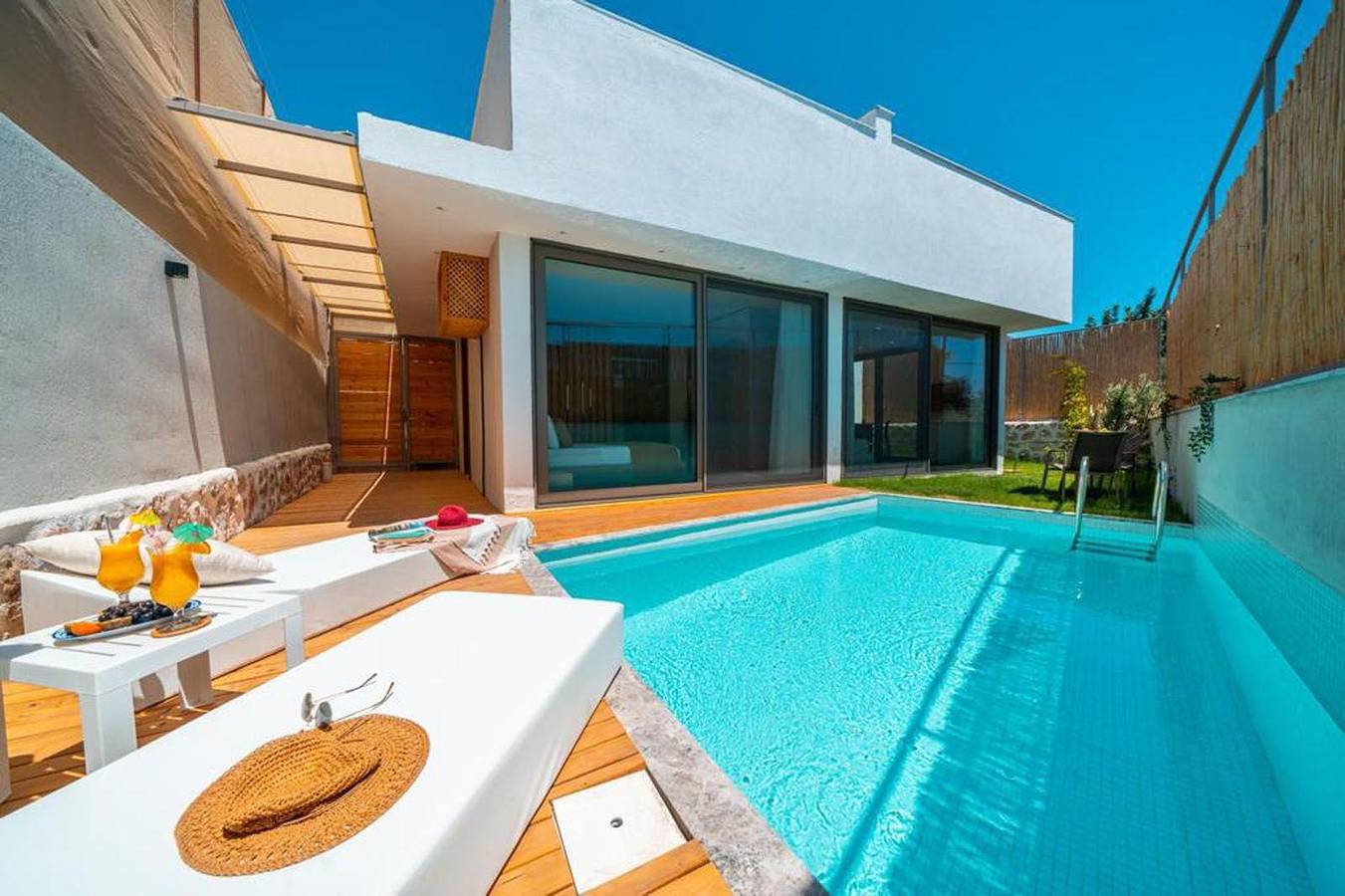 Holiday house with private pool for 2 persons approx. 70 m² in Kalkan, Turkish Aegean Sea Coast (Lycian coast) in Kaş, Antalya Province