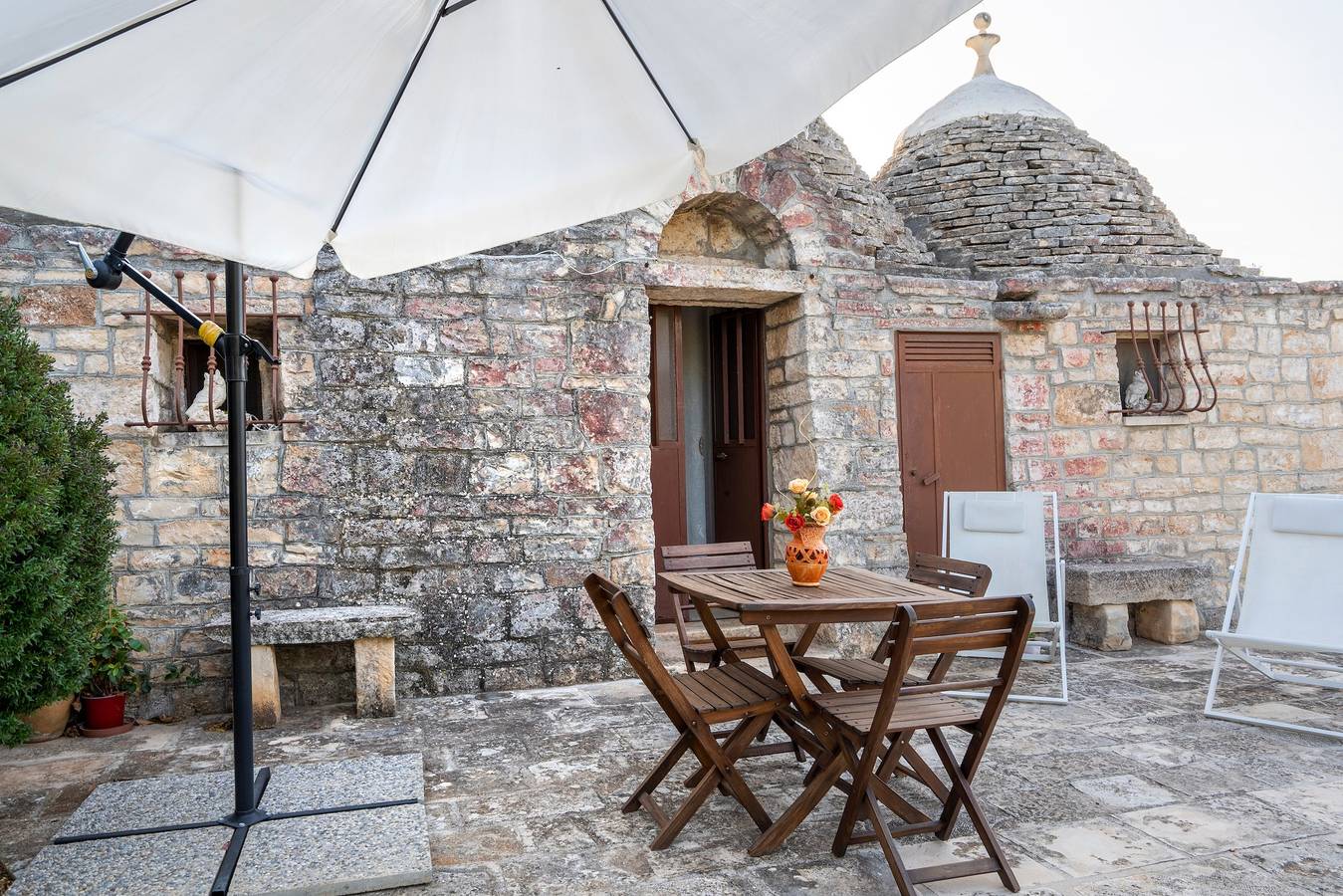 Villa 'Trullo Relax' with Private Terrace, Wi-Fi and Air Conditioning in Monopoli, Bari Province