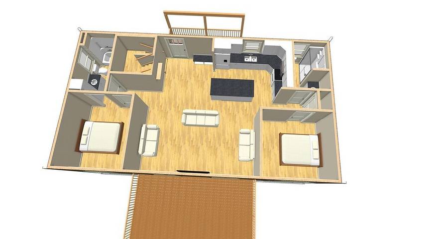 Ferienhaus für 12 Personen, mit Terrasse und Garten, mit Haustier - 1