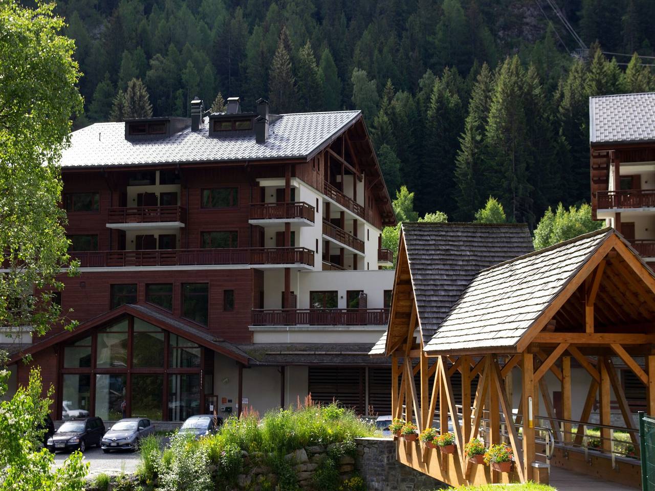 Appartement entier, Appartement de vacances pour 8 personnes avec balcon in Vallorcine, Région de Bonneville