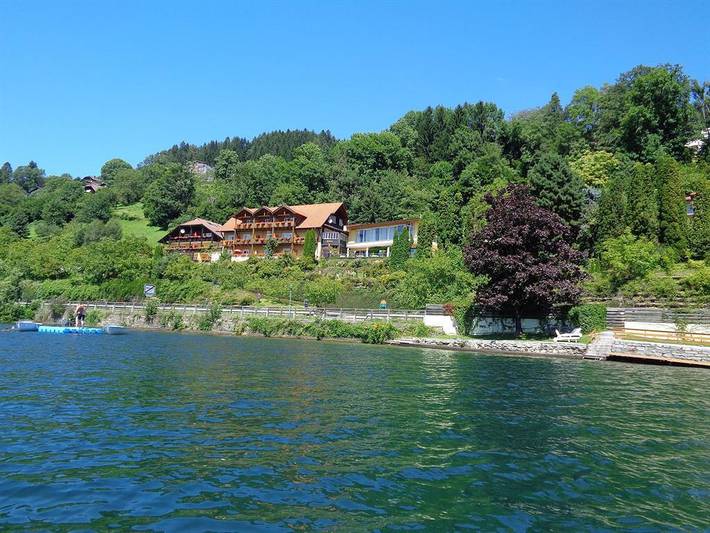 Pension für 2 Personen, mit Seeblick und Garten sowie Terrasse und Ausblick, mit Haustier am Millstätter See - 2