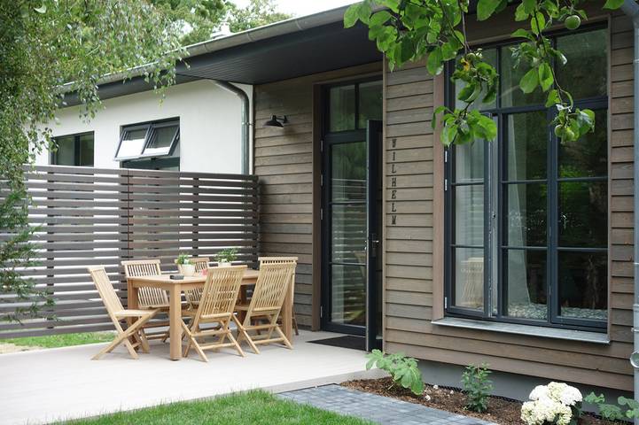 Ferienwohnung für 6 Personen, mit Terrasse und Garten sowie Sauna in Nienhagen