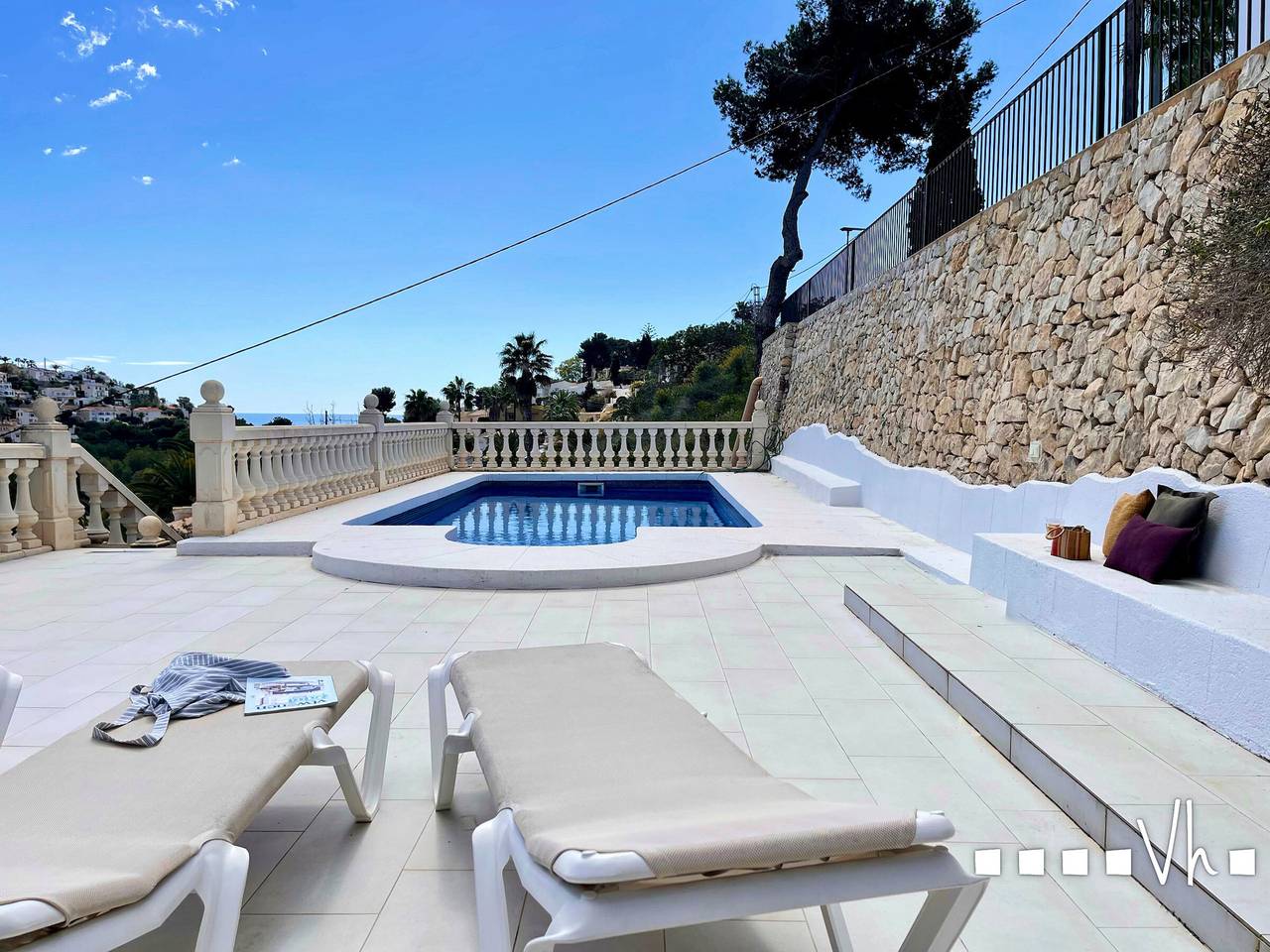 Modern villa with private pool, air conditioning, and parking in Benissa in Benissa, Costa Blanca
