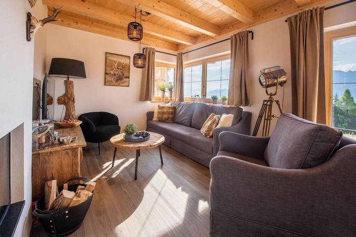 Chalet für 8 Personen, mit Balkon und Terrasse sowie Garten und Sauna in Hochkrimml