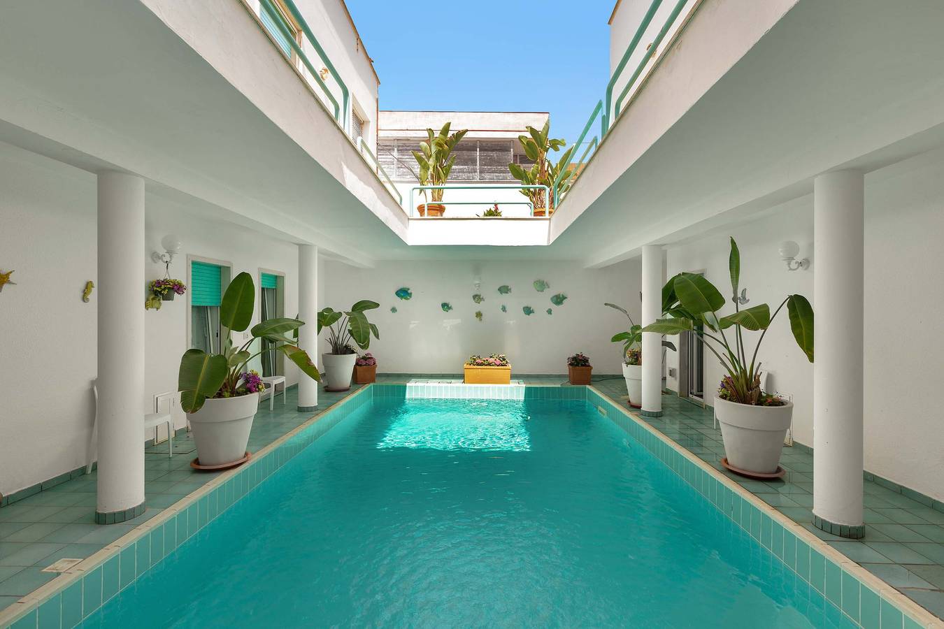 Gästehaus für 5 Personen mit Pool in Torre Suda, Racale