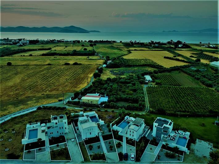 Ferienhaus für 11 Personen, mit Meerblick und Ausblick sowie Balkon und Garten auf Kos - 4