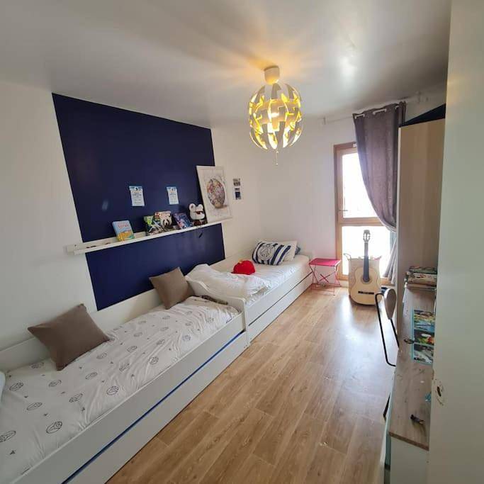 Gîte pour 6 personnes, avec balcon dans La Plaine Saint-Denis - 4