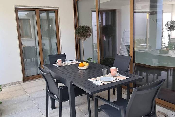 Ferienwohnung für 4 Personen, mit Garten