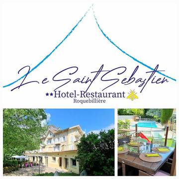 Hôtel pour 2 personnes, avec piscine et jardin à Roquebillière