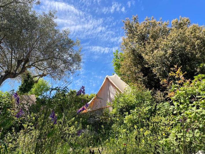 Zelt für 2 Personen, mit Terrasse und Ausblick sowie Pool und Garten auf Sizilien - 2