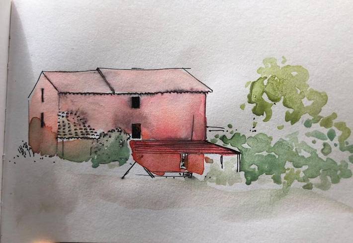 Maison de campagne pour 15 personnes, avec jardin à Saint-Christol