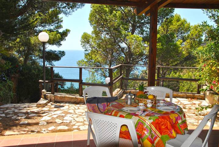 Ferienhaus für 4 Personen, mit Meerblick und Balkon/Terrasse in Sperlonga