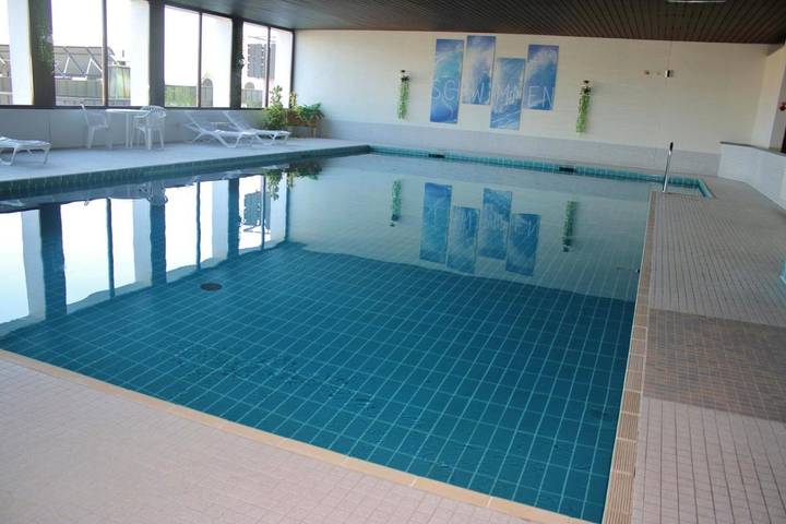 Ferienwohnung für 3 Personen, mit Terrasse und Pool sowie Sauna